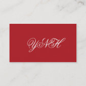 TheColorWheel indisches Rot-Visitenkarte Visitenkarte (Rückseite)