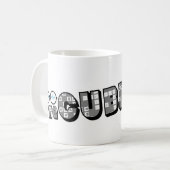 "theCUBICLE" Logo Kaffeetasse (Vorderseite Links)