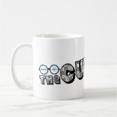 "theCUBICLE" Logo Kaffeetasse (Links)