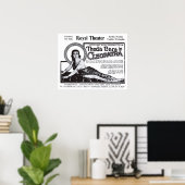 Theda Bara 1920 Vintager Film und Poster (Heimbüro)