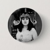 Theda Bara als Cleopatra-Taste Button (Vorderseite)