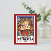Theda Bara als Cleopatra Vintag Movie Postkarte (Stehend Vorderseite)