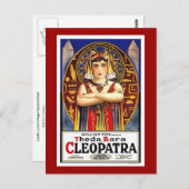 Theda Bara als Cleopatra Vintag Movie Postkarte (Vorne/Hinten)