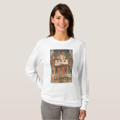Theda Bara Cleopatra 1917 Vintage-Werbung T-Shirt (Vorne ganz)