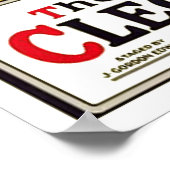 Theda Bara Cleopatra Movie Poster (Ecke)