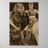 Theda Bara in Cleopatra Silent Movie Poster (Vorne)