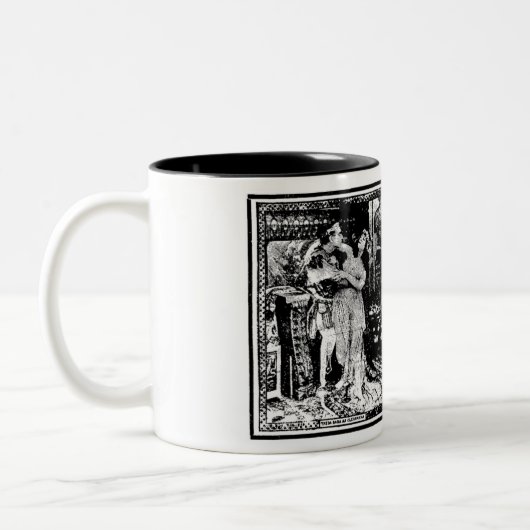 Theda Bara Kleopatra 1918 Zweifarbige Tasse (Links)