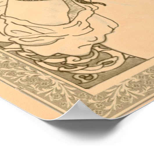 Theda Bara Poster (Ecke)