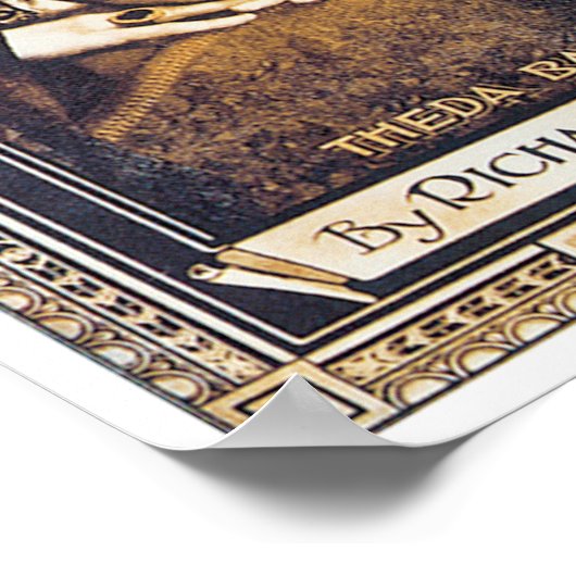 Theda Bara Poster (Ecke)