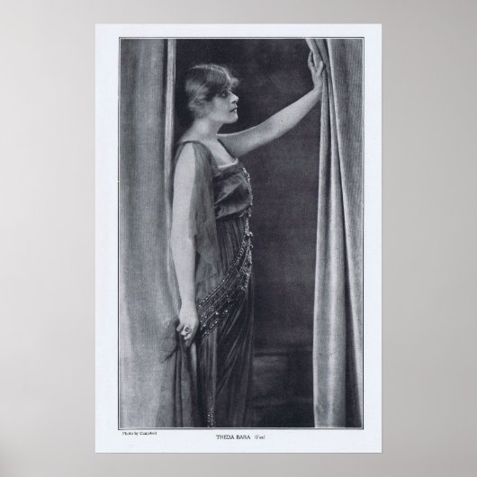 Theda Bara Rotrogravure 1916 Print Poster (Vorne)