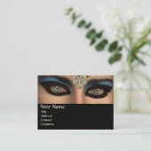 THEDA / DIAMOND STARS UND BLAUE GEMSTONES VISITENKARTE (Stehend Vorderseite)