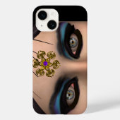 THEDA Green Eyes Case-Mate iPhone Hülle (Rückseite)