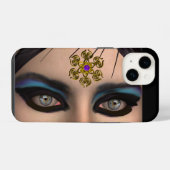 THEDA Grüne Augen iPhone Hülle (Rückseite (Horizontal))