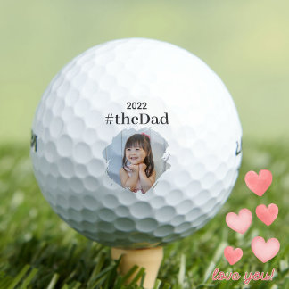 #theDad, Year and Custom Photo Golfball