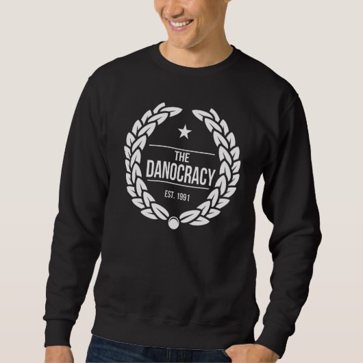 TheDanocracy Caesar SCHWARZES Zug über Sweatshirt (Vorderseite)