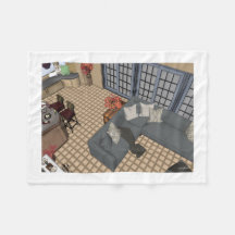 theDesignCenter décor art Fleece Blanket