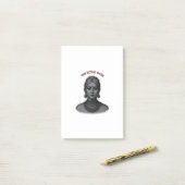 Thee Royal Gaze - Indian Queen Line Art Post-it Klebezettel (Auf Schreibtisch)