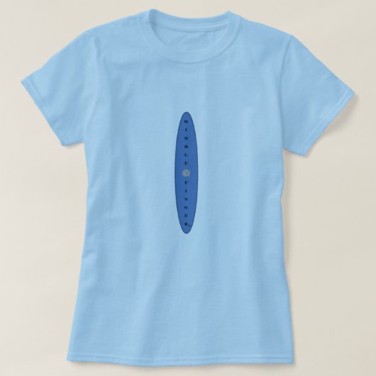 Thee Uncondemning Mittelfinger T-Shirt (Design vorne)