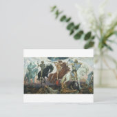 TheFour Horsemen of Apocalypse by Viktor Vasnetsov Postkarte (Stehend Vorderseite)