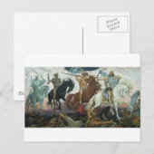 TheFour Horsemen of Apocalypse by Viktor Vasnetsov Postkarte (Vorne/Hinten)