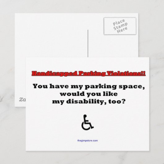 thegimpstore.com postkarte (Vorne/Hinten)