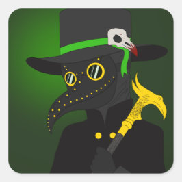 TheGoodDoctorTilt Quadratischer Aufkleber