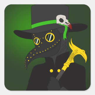 TheGoodDoctorTilt Quadratischer Aufkleber