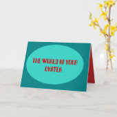 TheGraduation> Grußkarte Karte (Gelbe Blume)