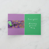 #TheHexchesRezept Happy Green Day Karte (Innenseite)