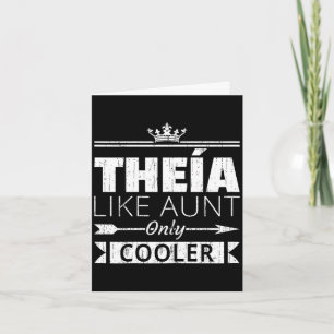 Theia Kühler lustige griechische Tante Muttertag Karte