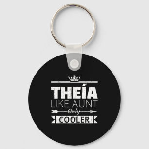 Theia Kühler lustige griechische Tante Muttertag Schlüsselanhänger
