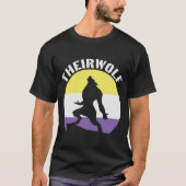 Theirwolf Androgynous Non-Binary Gender Identity G T-Shirt (Vorderseite)