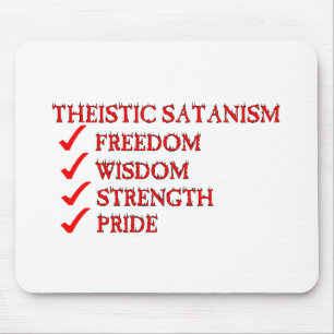 Theistic Satanism/Luciferianism Hingabe Mousepad