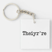 Theiyr're, das dort sind sie ihr ist, schlüsselanhänger (Vorderseite)