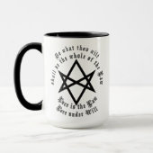 Thelema Kaffee-Tasse Tasse (Links)
