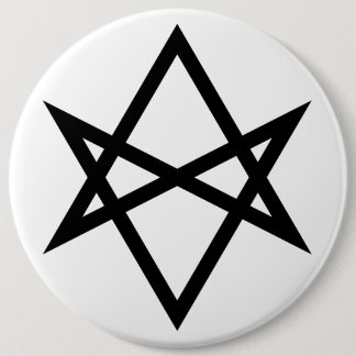 Thelemite Unicursal Hexagram Button
