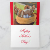 #TheLittleBirdThatChirped Happy Mother Day Karte (Innenseite)