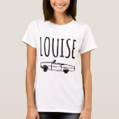 Thelma und Louise-AUTO-Bild Set von grauem T-Shirt (Vorderseite)