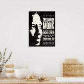 Thelonious Monk 1963 New York City Concert Poster (Küche)