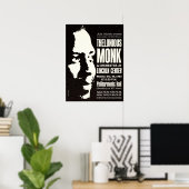 Thelonious Monk 1963 New York City Concert Poster (Heimbüro)