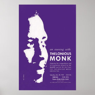 Thelonious Monk Jazzplakat - Orchester und Poster