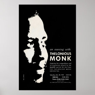 Thelonious Monk Jazzplakat - Orchester und Poster