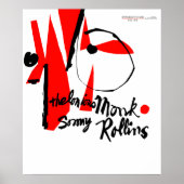 Thelonious Monk / Sonny Rollins Poster (Vorne)