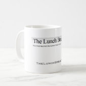 TheLunchBreakBlog.com Kaffeetasse (Vorderseite Links)
