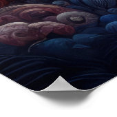 Thema abstrakte künstlerische Musik Poster (Ecke)