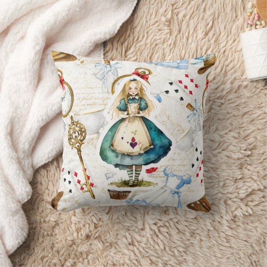 Thema Alice im Wunderland Kissen (Decke)