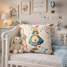 Thema Alice im Wunderland Kissen