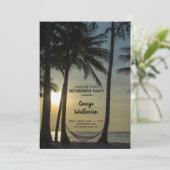 Thema "Altersversorgung" - Party Einladung (Stehend Vorderseite)