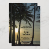 Thema "Altersversorgung" - Party Einladung (Vorne/Hinten)