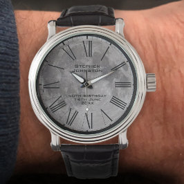 Thema Astronomie Vollmond für individuelle Wünsche Armbanduhr